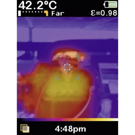 Vizuálny bezkontaktný IR termoskop Fluke VT04 od -10 do +250 °C